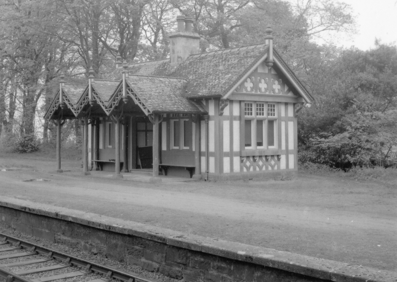 Dunrobin Station for the Duke of Sutherland at Dunrobin Castle (Image: private collection)